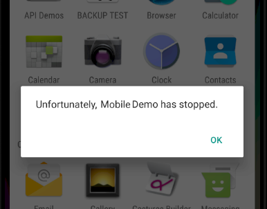 已安裝的 apk 無法啟動