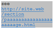 Chrome/Edge 和 Firefox 以不同的方式包裝長超鏈接。為什么?