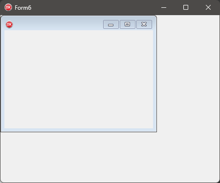 子視窗上的 Delphi VCL 樣式