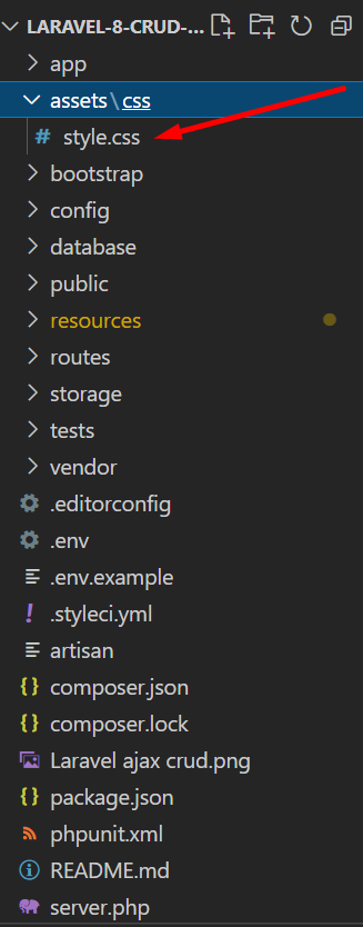 如何在 laravel 中添加 css 檔案?