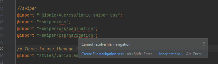 WebStorm 無法識別來自 npm 包匯出的 webpack css 匯入