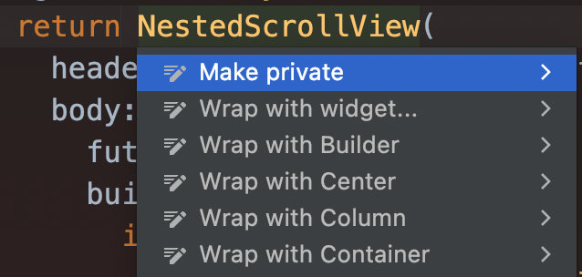 在 IntelliJ Idea 中更改 Flutter 小部件助手的包裝順序