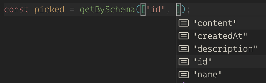 你如何根據模式的實際值來決定要在 typescript 中回傳的資料型別?