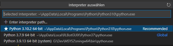 為什么 vscode 終端顯示 python 版本與解釋器的差異？