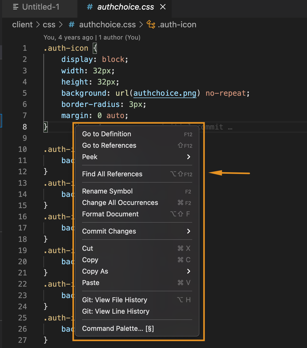 添加一個鍵系結以在 VSCode 中打開整個“右鍵 單擊”選單