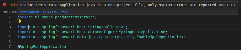 為什么在我的作業區 (Visual Studio Code) 中找不到我的 Java 專案?