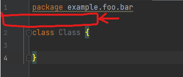 IntelliJ 中這個空的非編號行是什么?