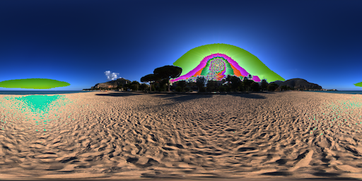 從全景 HDR 創建簡單的 2D 影像預覽