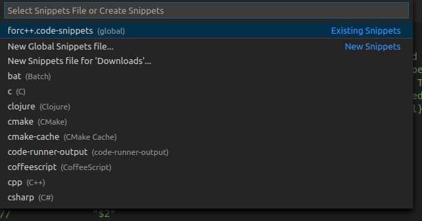 VSCode - 回圈自動完成