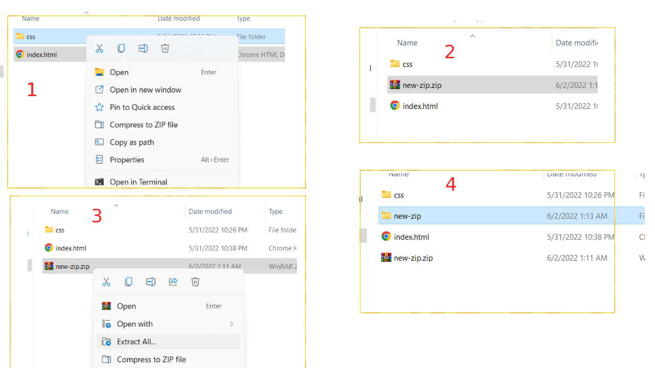 如何在不包含檔案父目錄(Windows)的情況下創建 zip 檔案?