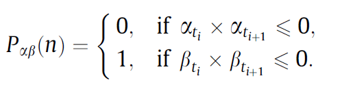 有效計算 (x, y) 相空間中軌道的符號變化