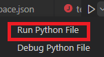 我確實在visual studio代碼中運行了一個python代碼，但我沒有看到任何結果，但是我只看到一個錯誤，我該如何修復它？