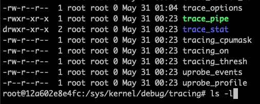 Linux 跟蹤/trace_pipe 檔案不可讀 (debugfs)