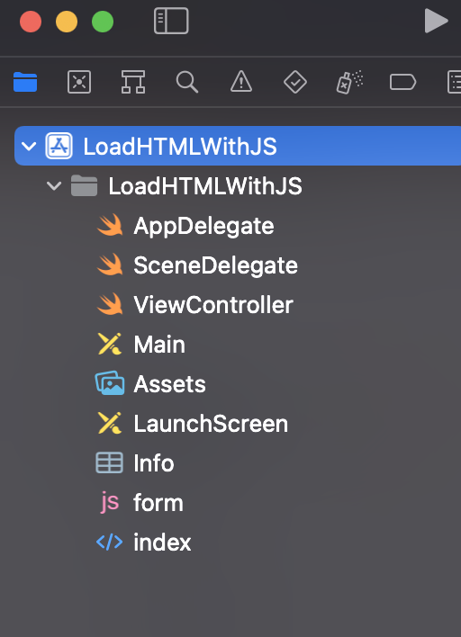 WebView 使用鏈接的 JS 檔案加載外部 HTML - Swift