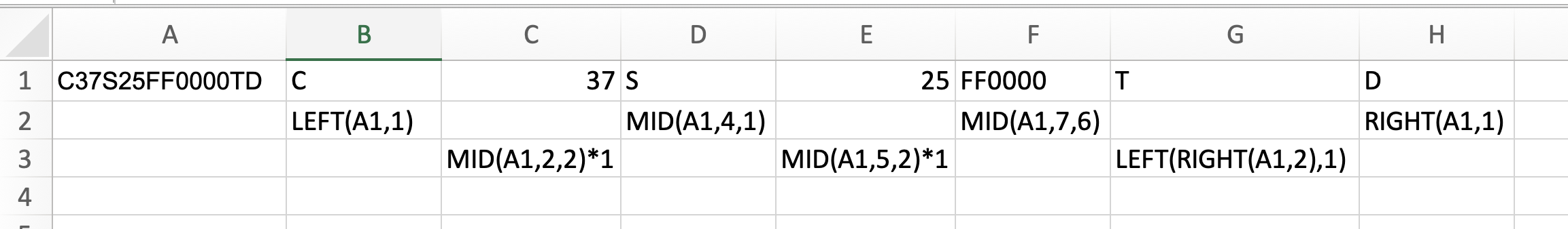 在特定條件下提取子字串