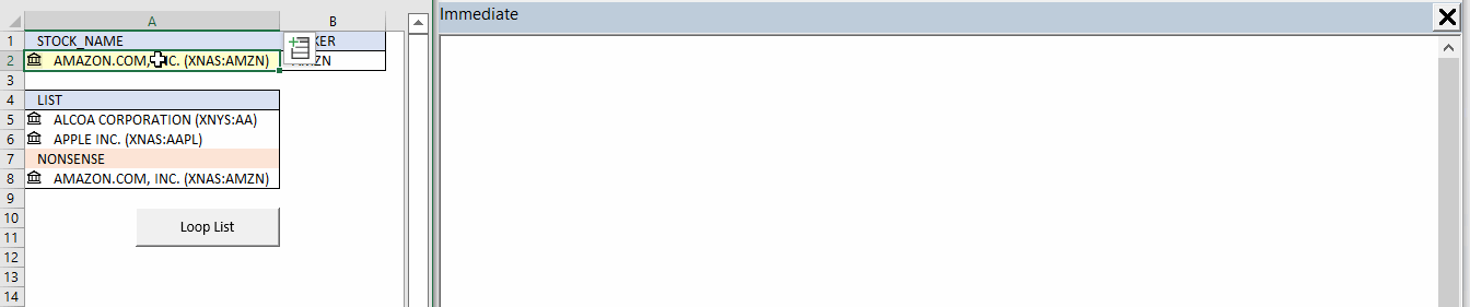 您可以將豐富資料型別的值分配給 Excel VBA 中的變數嗎?