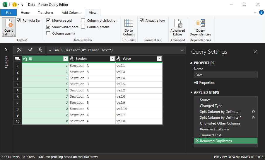 Excel - 將單元格轉換為具有配對資料的行