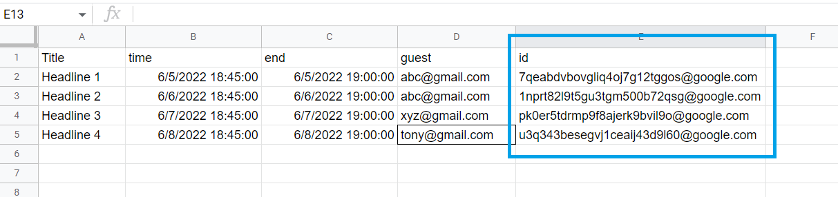 Google 表格 appscript 創建日歷失敗