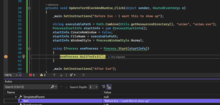 WPF 強制 TextBlock 呈現 Text 屬性