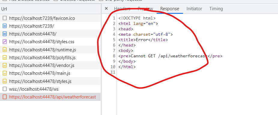 ASP.NET Core 6，Angular 和 REST 前綴（使用 Microsoft.AspNetCore.SpaProxy）
