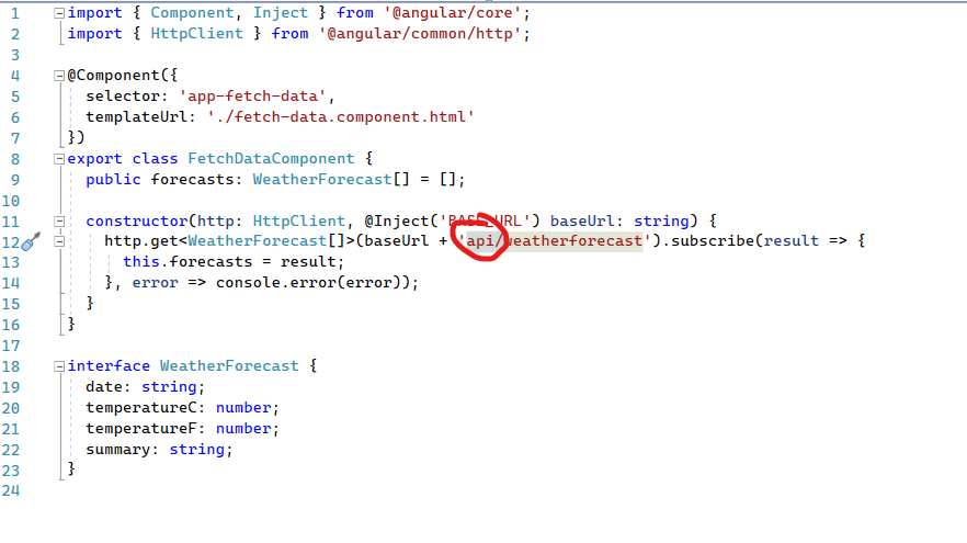 ASP.NET Core 6，Angular 和 REST 前綴（使用 Microsoft.AspNetCore.SpaProxy）