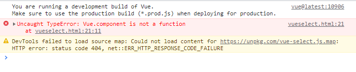 如何在簡單的 html 頁面中使用 vue-select？