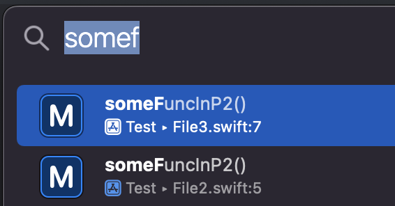 Xcode:快速打開檔案給定的層次結構