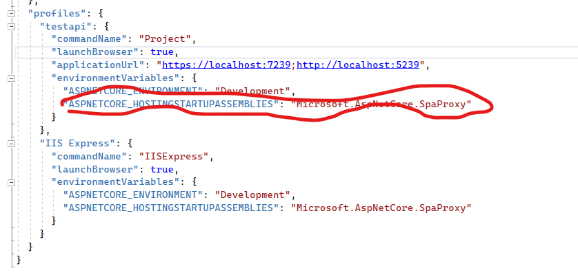 ASP.NET Core 6，Angular 和 REST 前綴（使用 Microsoft.AspNetCore.SpaProxy）