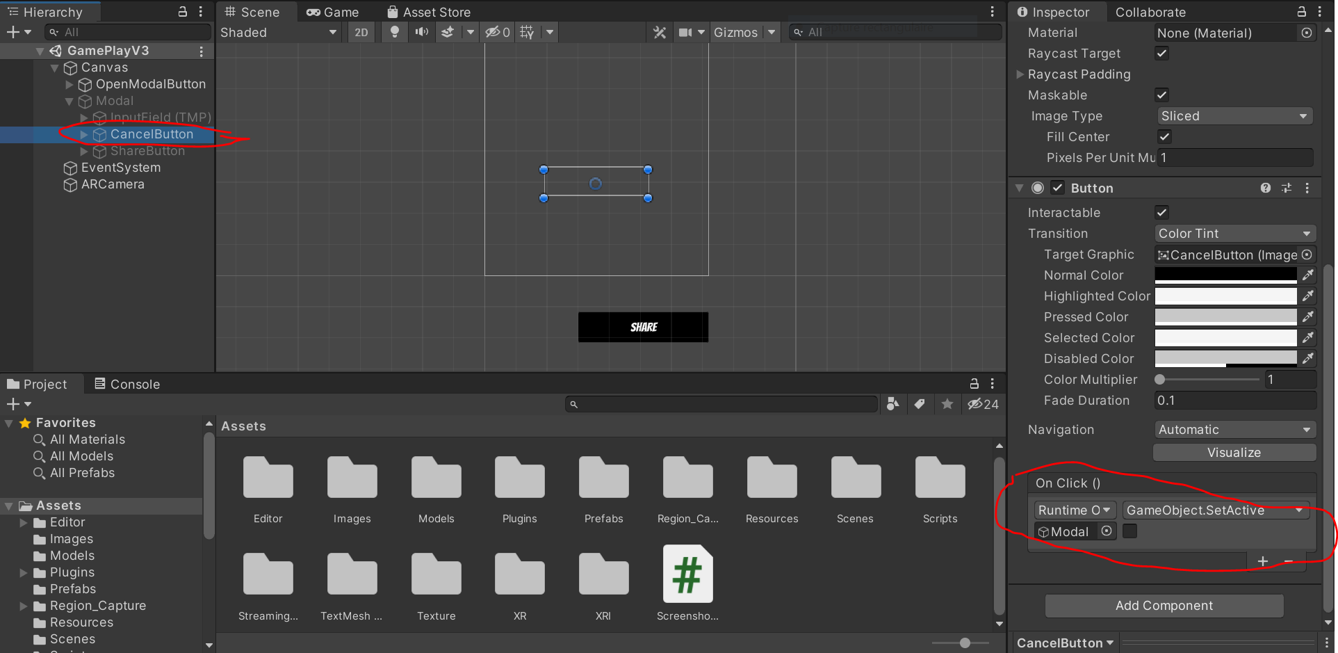 Unity 腳本在任何按鈕單擊時運行
