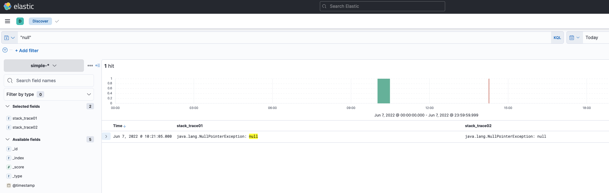 Kibana - 缺少多欄位映射的文本突出顯示