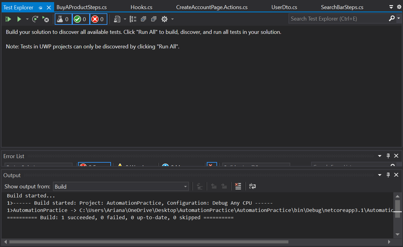 瀏覽器未打開 Visual Studio C# Selenium