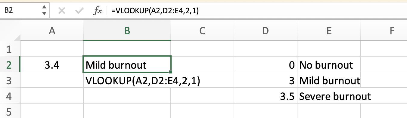 Excel 上的嵌套 IF 陳述句