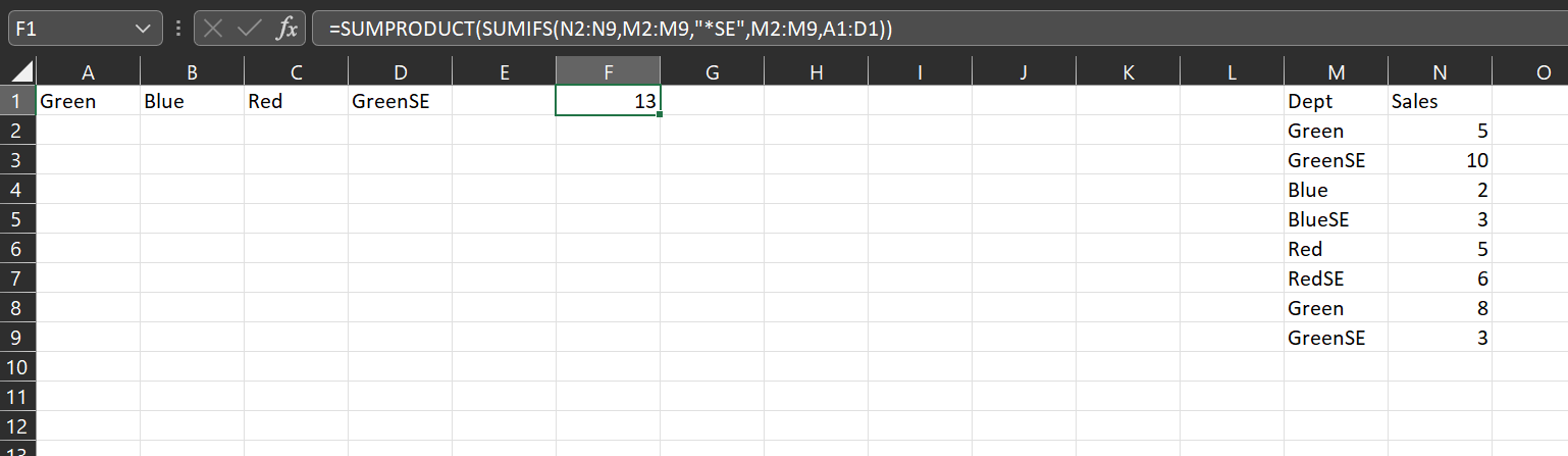 如何在一個范圍內查找字串,它們將來自不同作業表的結果相加 - Excel