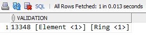 使用 SQL 查找 SDO_GEOMETRY 驗證錯誤代碼