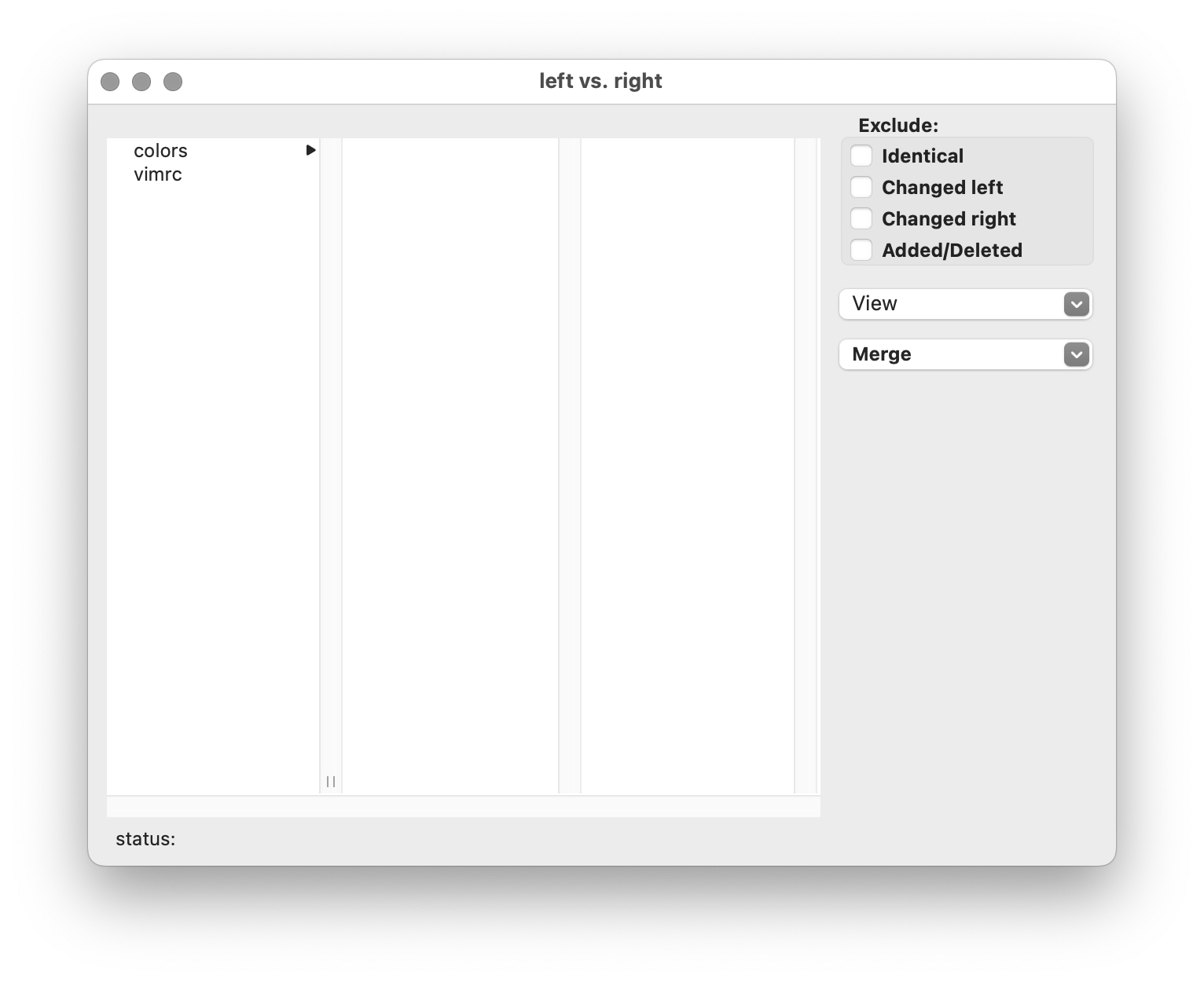使用 vimdiff 作為 git difftool 時列出檔案對