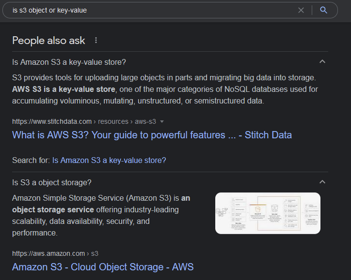 Amazon S3 是物件存盤還是鍵值存盤?