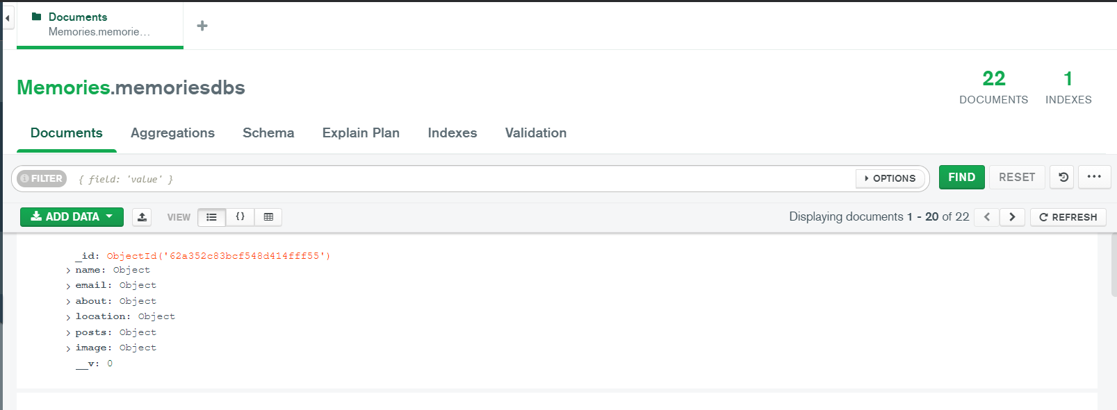 無法用外部 api 資料填充 mongodb 檔案