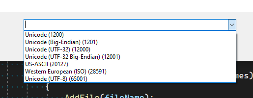 Encoding.GetEncodings() 無法正常作業
