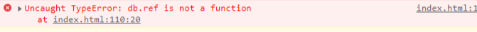 JS Firebase 資料庫錯誤 db.ref 不是函式