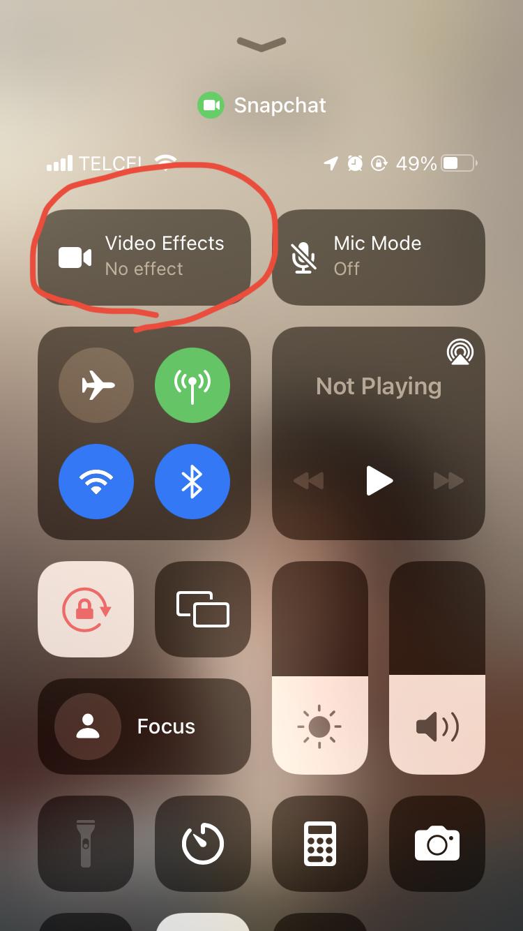 如何在類似于 SnapChat 的實時相機視圖中啟用人像效果？