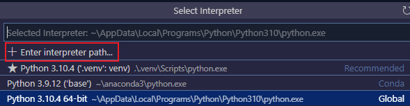 我在安裝時將 python 添加到路徑但收到警告“未安裝 Python”