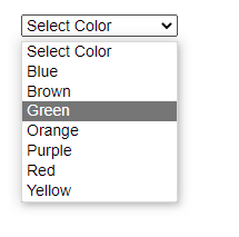 DropDownList 根據第一個 DropDown 地鐵站顏色填充