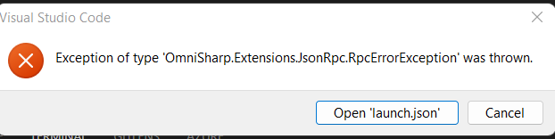 VS code powershell azure函式除錯omnisharp例外
