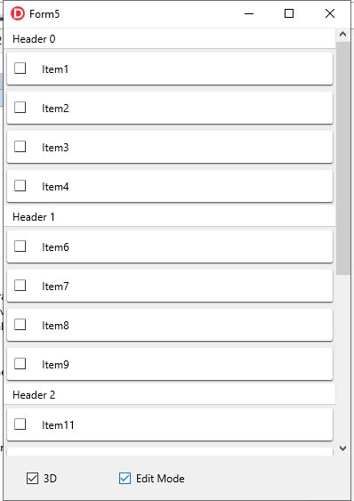 ModernListView 在 Windows 和 Android 平臺上看起來不同