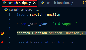 如何在使用 VS Code Python 除錯控制臺時查看父作用域中的變數