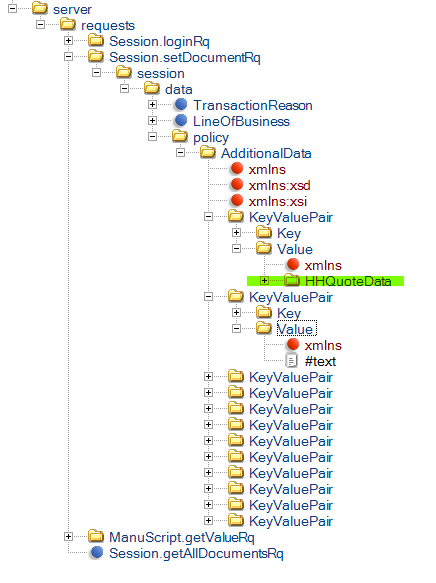選擇匹配名稱的 XML 節點