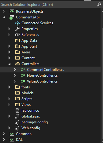 無法從 ASP.NET Web API 獲得任何回應