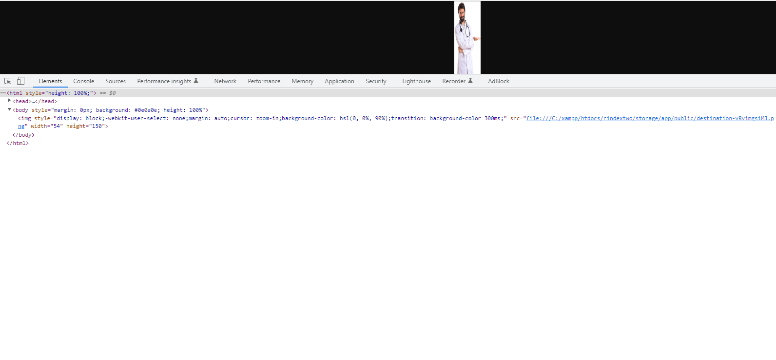 Laravel 從存盤回傳影像鏈接，但鏈接不起作用