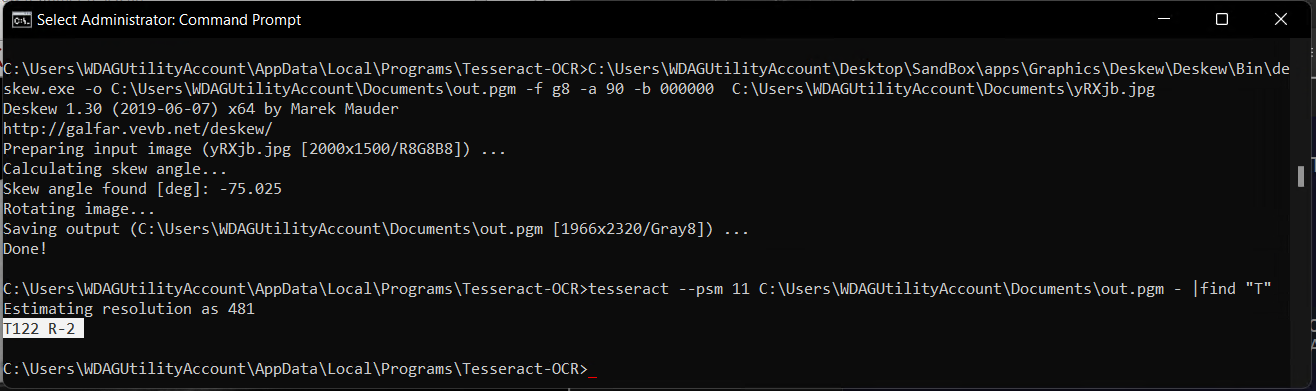 Tesseract OCR 從照片中讀取文本