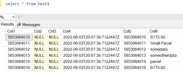 在讀取存盤在 ADLS 中的 CSV 時,發現 Azure 資料工廠中的列數超過了預期的列數